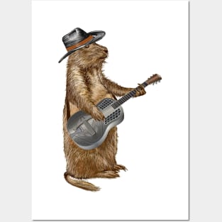 Prairie Dog Guitar Posters and Art